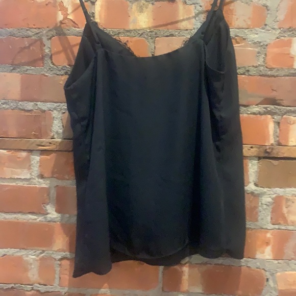 NWOT Socialite Black flowy Cami with lace - Size XS - Picture 2 of 3